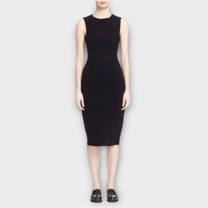 Ted Baker Black Sleeveless Midi Bodycon Dress